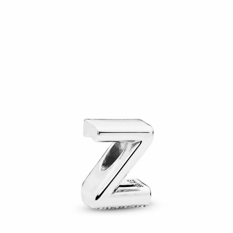 Pandora Letter Z Charm - Sterling Silver - Canada | QM2489CR